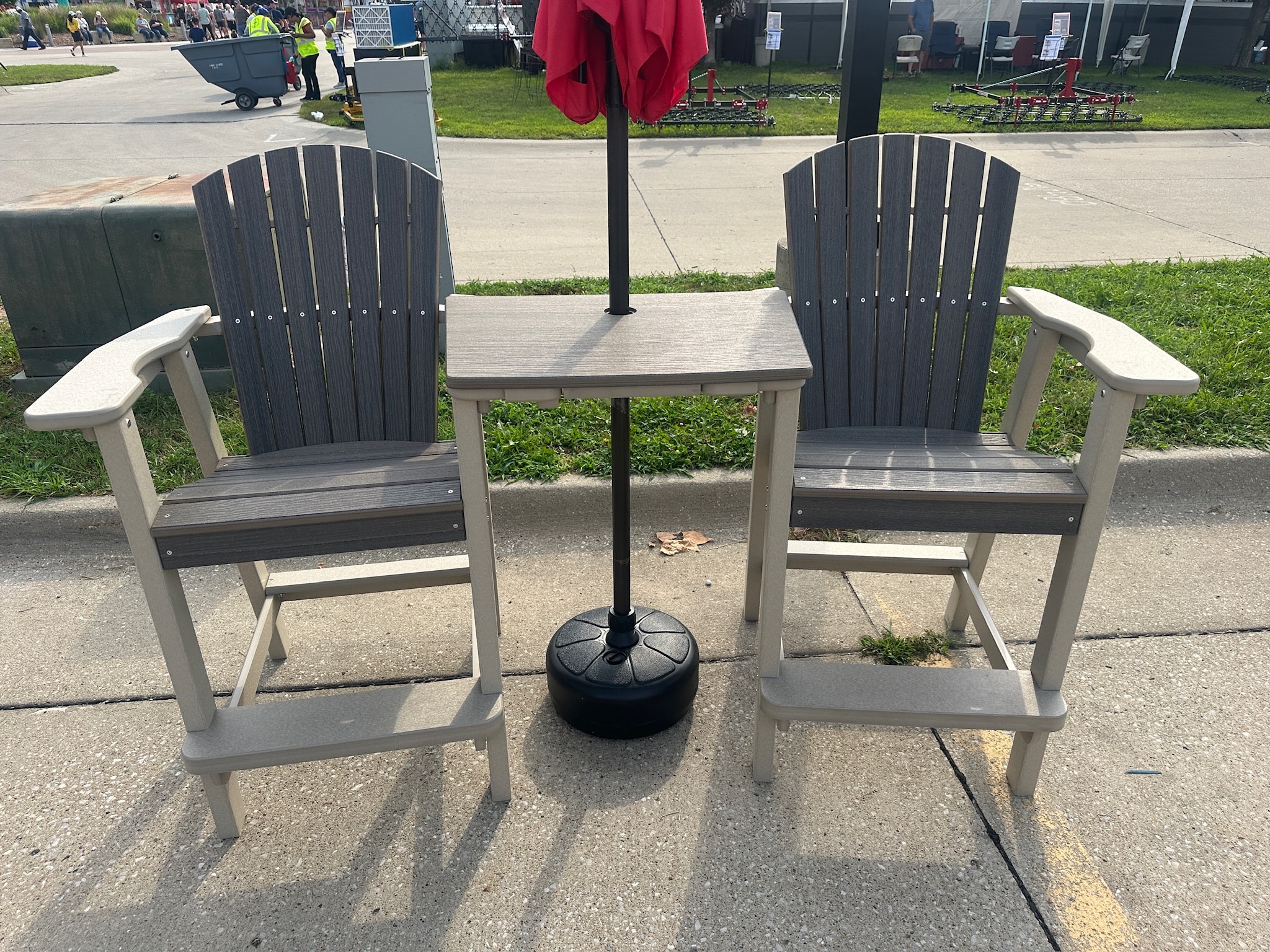 Adirondack chairs outdoor seating