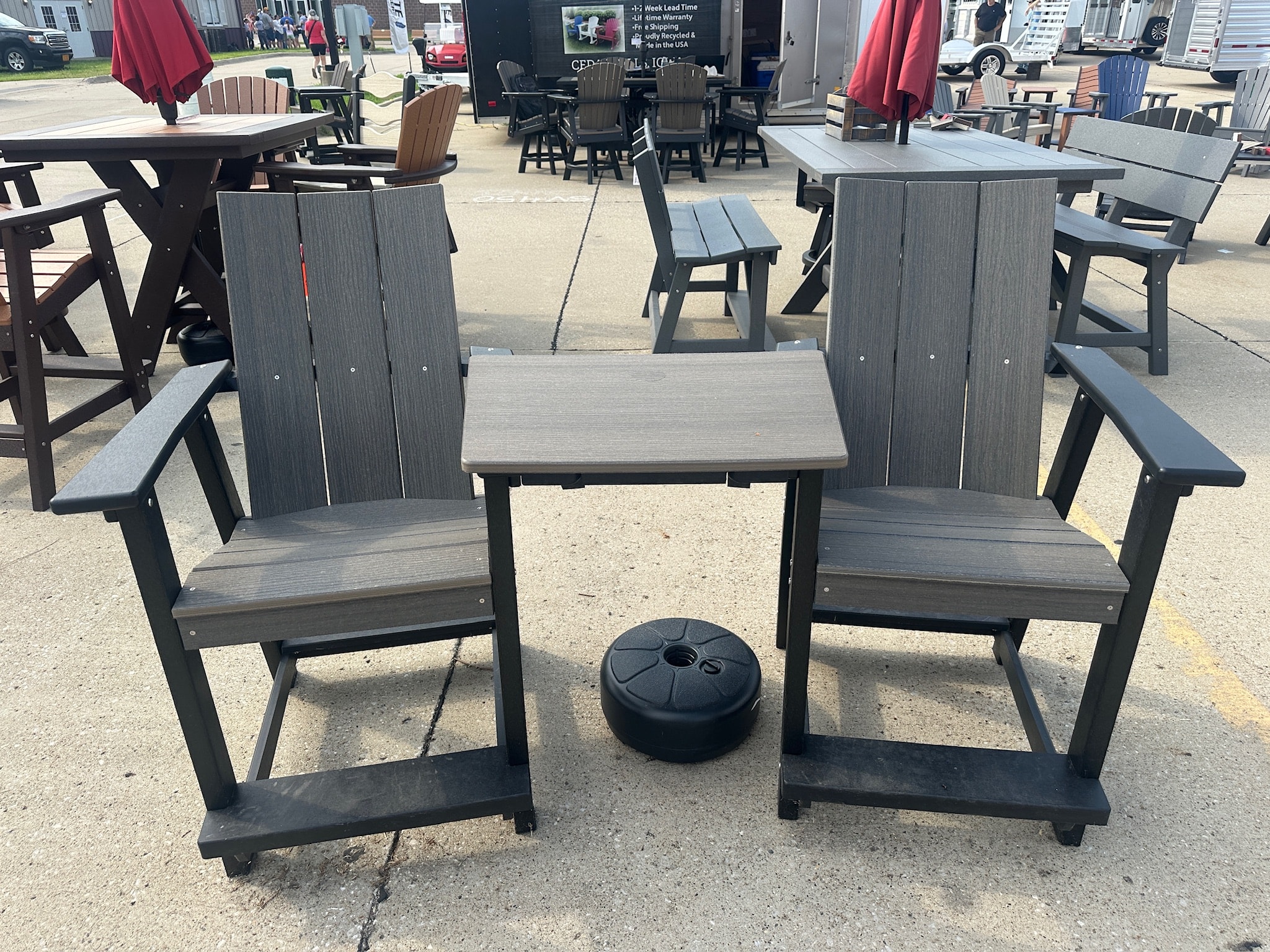 Outdoor furniture showroom
